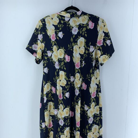 Vtg Special Thyme Ltd Womens 22W Midi Dress Cottagecore Modest Floral Gauzy 90’s - Picture 6 of 8